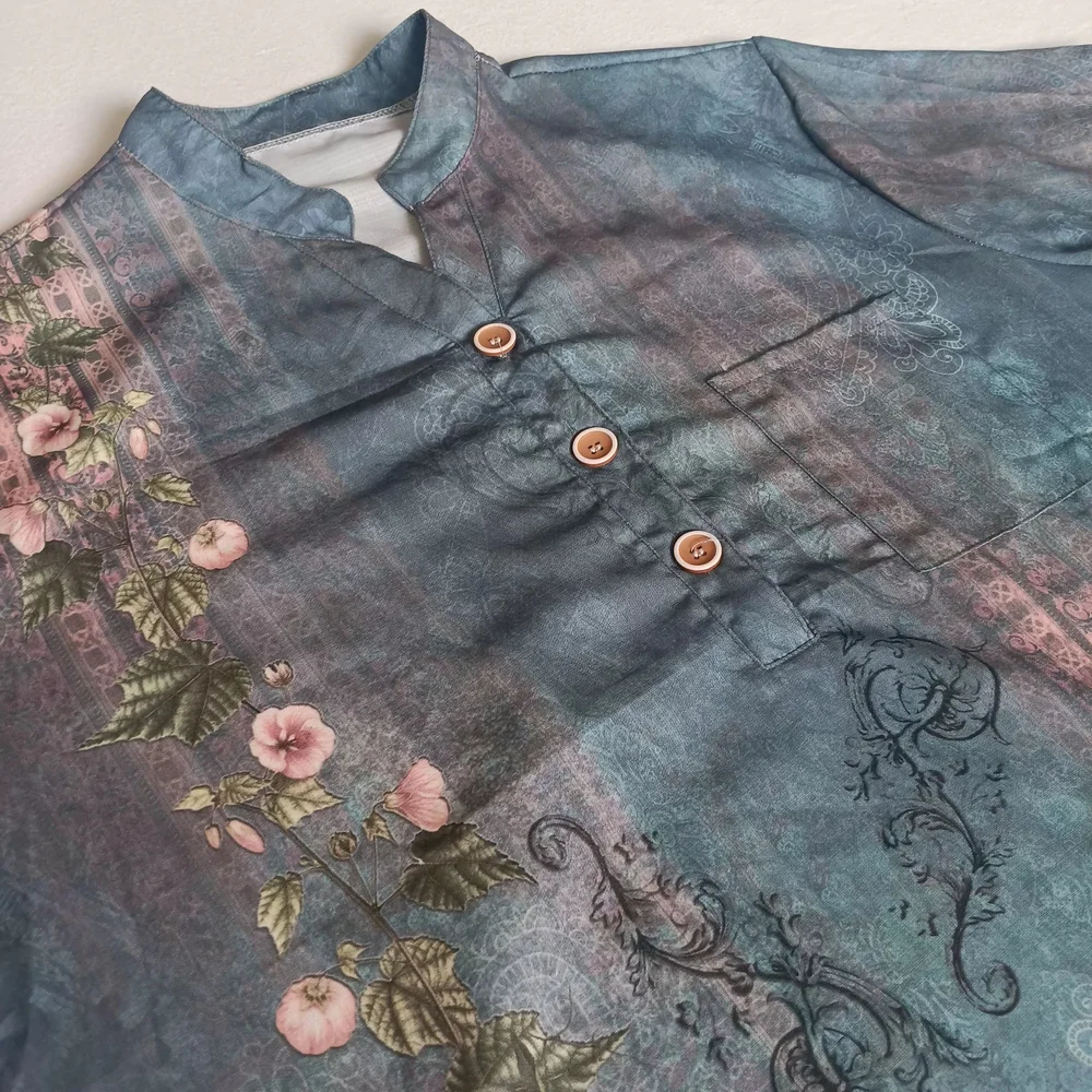 Matching Shirt Set- Women Sz M Men Sz XXL Floral Print